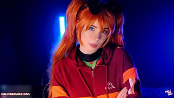 O Muie Dezordonată Cu Un Final De Creampie De La Asuka Langley Din Evangelion