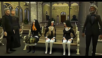 Deceitful Catholic Clergy Seduce And Abuse Naive Novice Nuns, Imparting Lessons On Sin In A Sanctified Setting. 3d Animated Hentai.