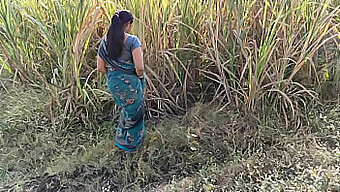 Komal Gets Caught Urinating In A Field And Brought Inside For Sex