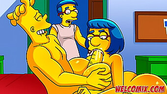 Barty Se Intima Con Una Madre Húmeda Y Salvaje En Este Porno De Simptoons Simpsons