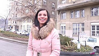 Real Casting: Mature German Milf Enjoys Cock In Public